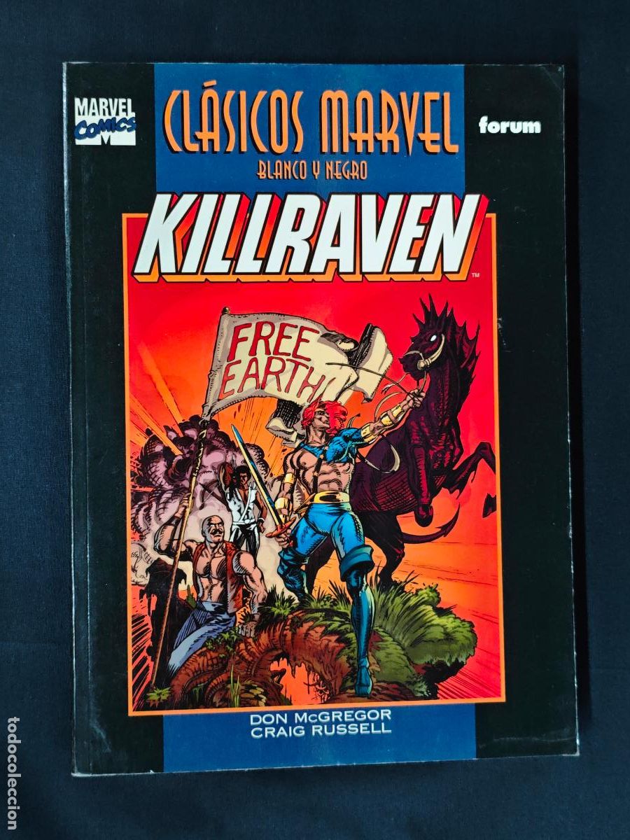 C&oacute;mics: CLASICOS MARVEL - BLANCO Y NEGRO - KILLRAVEN - FORUM