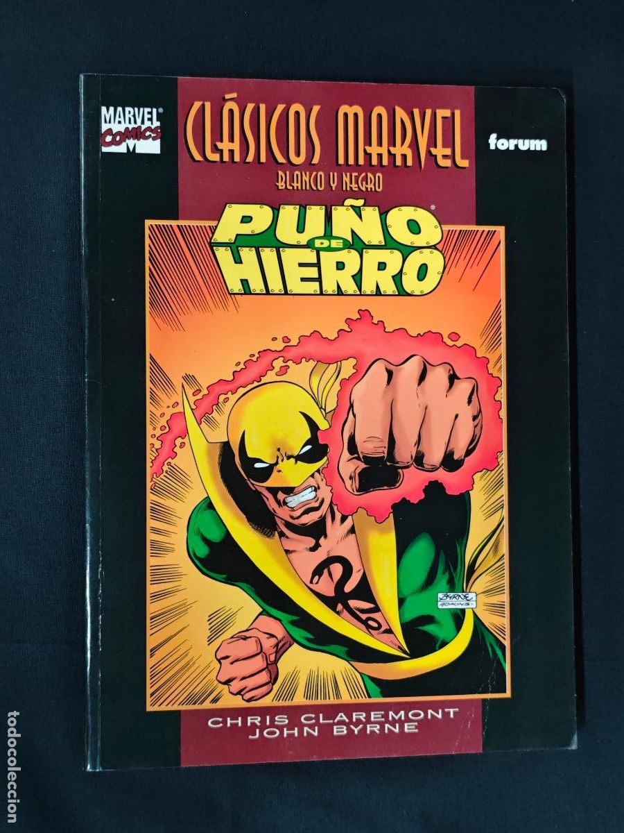 C&oacute;mics: CLASICOS MARVEL - BLANCO Y NEGRO - PU&Ntilde;O DE HIERRO - FORUM - Foto 1