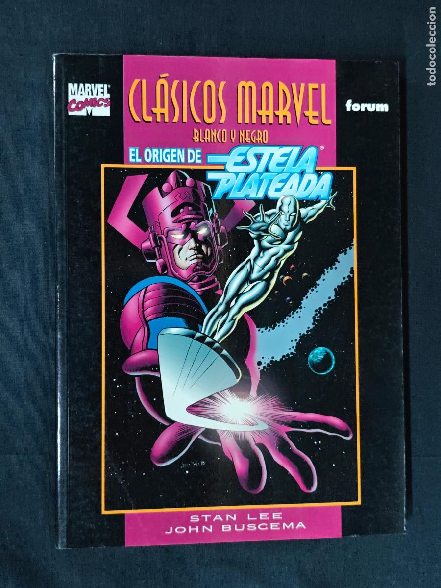 C&oacute;mics: CLASICOS MARVEL - BLANCO Y NEGRO - EL ORIGEN DE ESTELA PLATEADA - FORUM