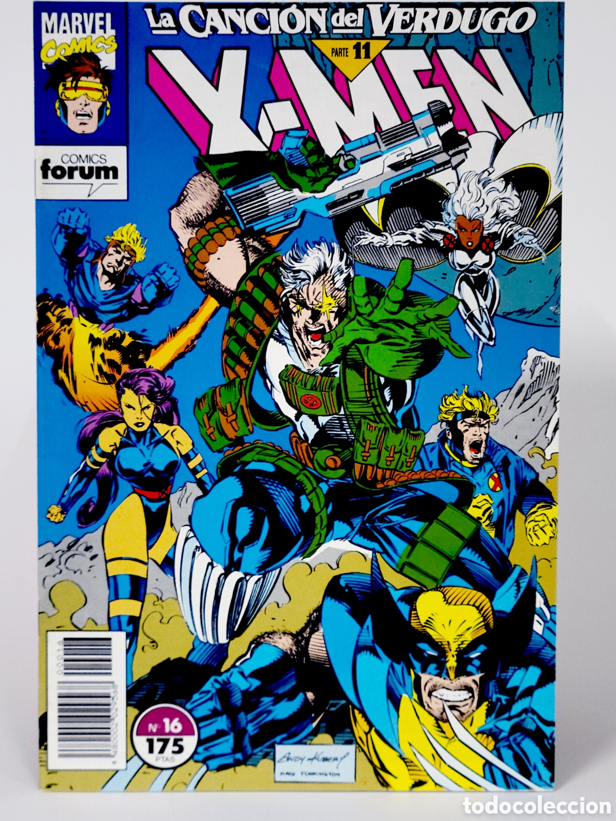 C&oacute;mics: C&Oacute;MIC X-MEN 16 LA CANCI&Oacute;N DEL VERDUGO VOL.1 FORUM MARVEL GRAPA VOLUMEN DE KIOSCO