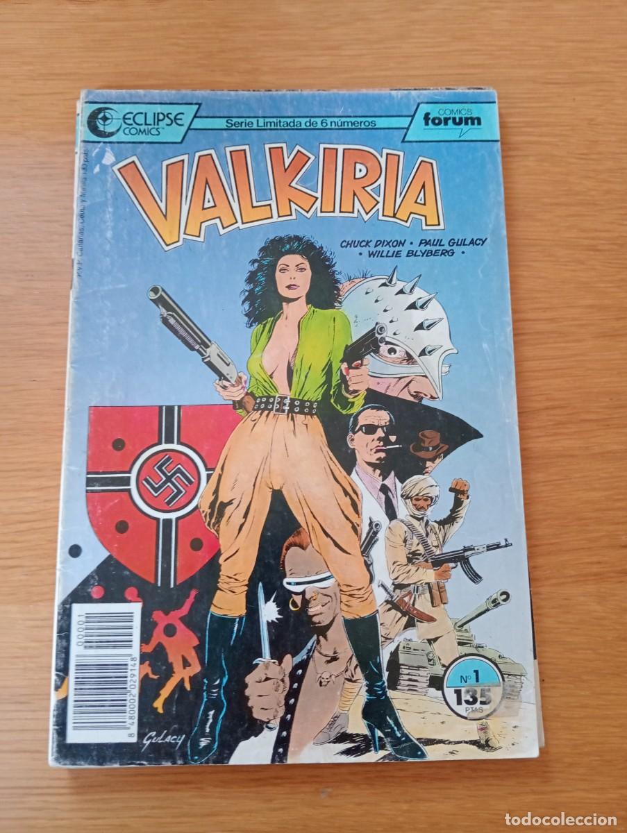 C&oacute;mics: LOTE CON 3 EJEMPLARES DE VALKIRIA (DE 6). GRAPA. FORUM. ECLIPSE. 1990. - Foto 2