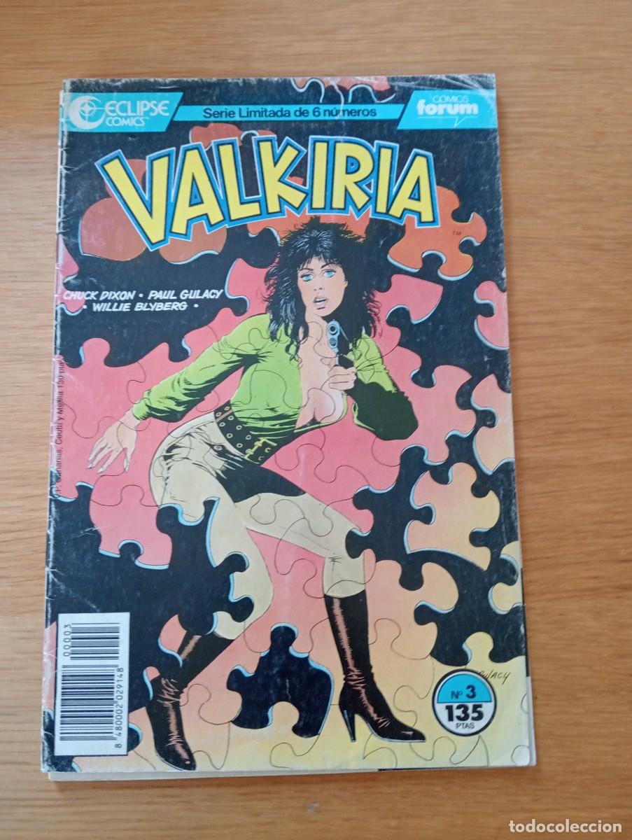 C&oacute;mics: LOTE CON 3 EJEMPLARES DE VALKIRIA (DE 6). GRAPA. FORUM. ECLIPSE. 1990. - Foto 3