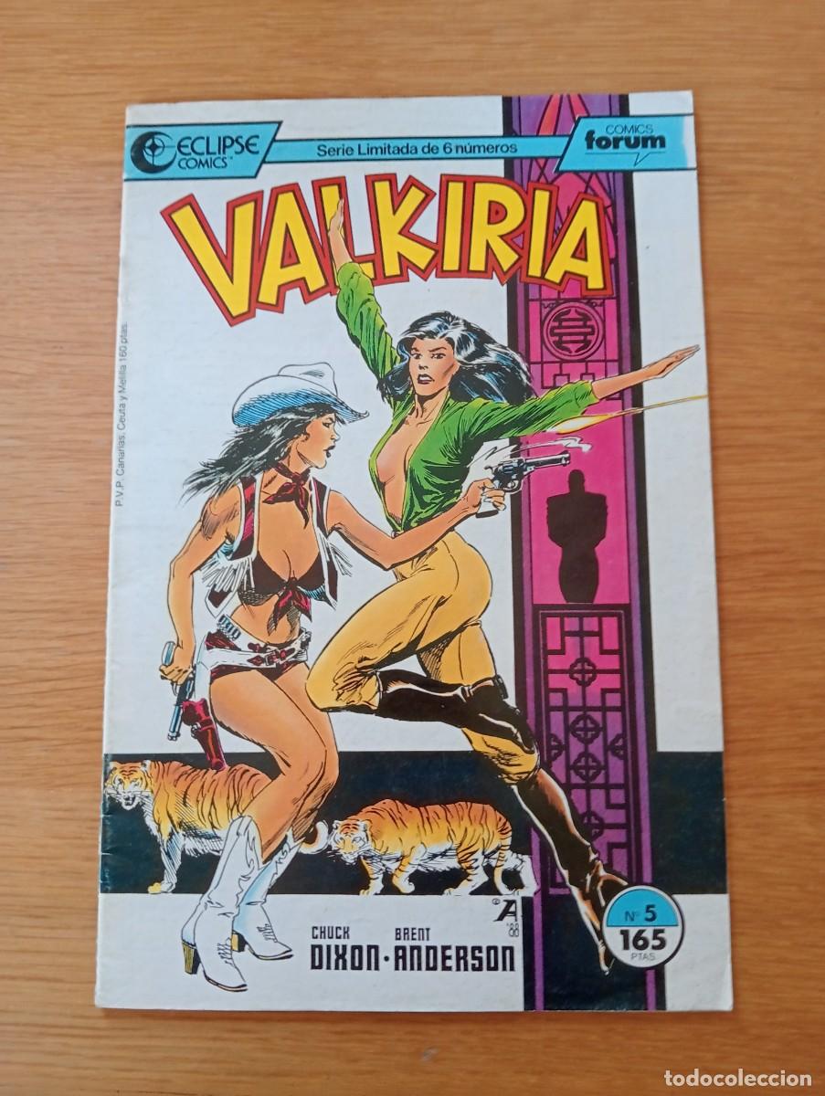 C&oacute;mics: LOTE CON 3 EJEMPLARES DE VALKIRIA (DE 6). GRAPA. FORUM. ECLIPSE. 1990. - Foto 4