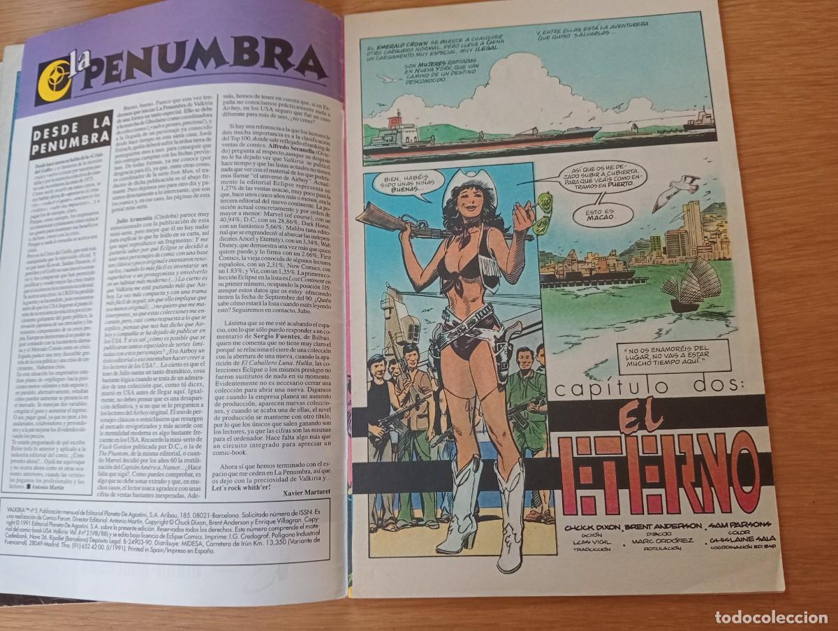 C&oacute;mics: LOTE CON 3 EJEMPLARES DE VALKIRIA (DE 6). GRAPA. FORUM. ECLIPSE. 1990. - Foto 13
