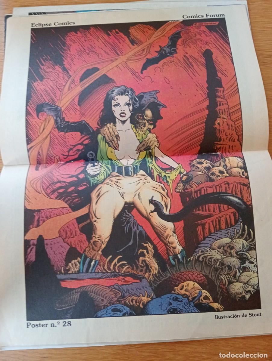 C&oacute;mics: LOTE CON 3 EJEMPLARES DE VALKIRIA (DE 6). GRAPA. FORUM. ECLIPSE. 1990. - Foto 15