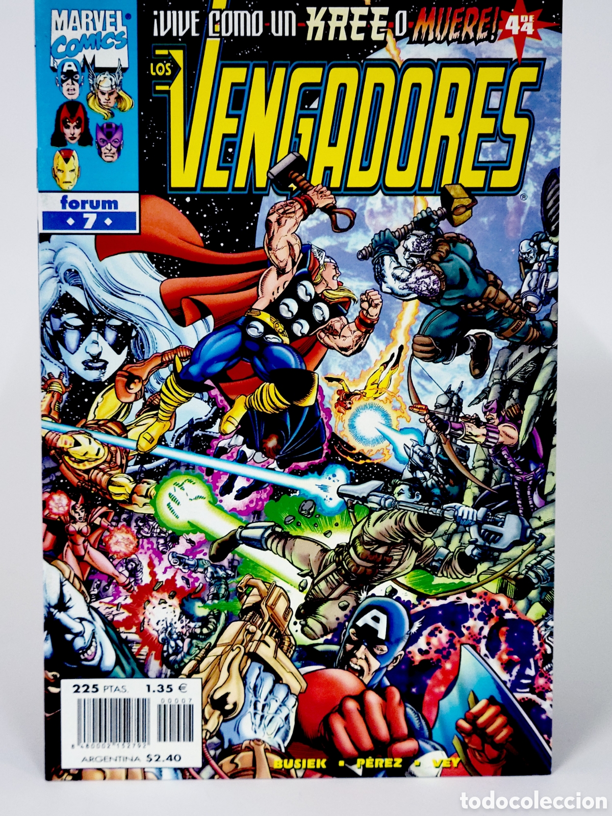 C&oacute;mics: C&Oacute;MIC LOS VENGADORES 7 VOL.3 FORUM MARVEL GRAPA VOLUMEN DE KIOSCO