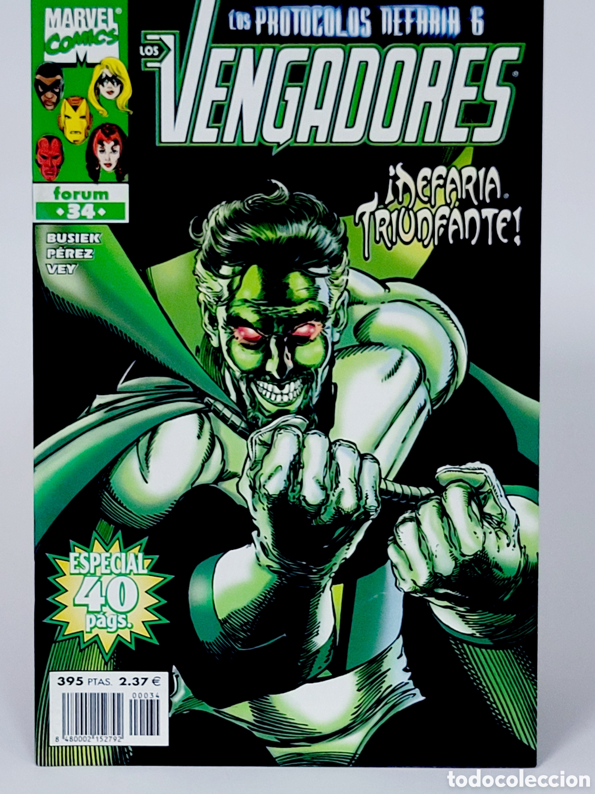 C&oacute;mics: C&Oacute;MIC LOS VENGADORES 34 VOL.3 FORUM MARVEL GRAPA VOLUMEN DE KIOSCO