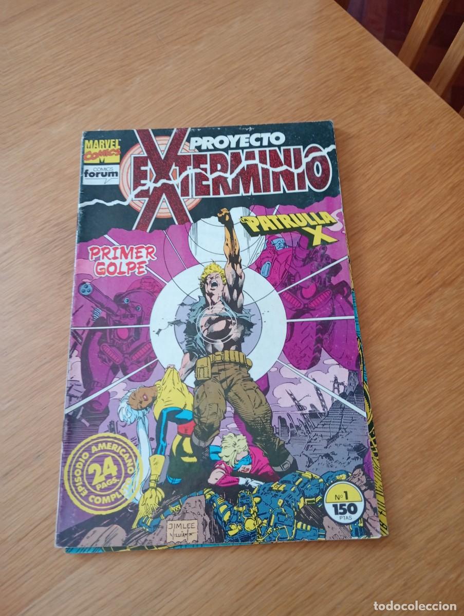 C&oacute;mics: LOTE CON LOS DOS PRIMEROS N&Uacute;MEROS DE PROYECTO EXTERMINIO (DE 9). GRAPA. FORUM. MARVEL. 1992. - Foto 2
