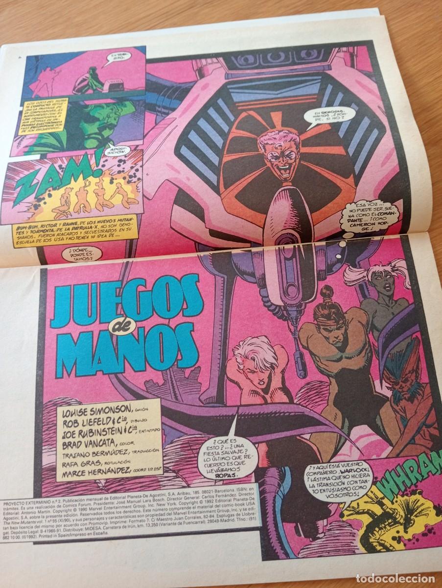 C&oacute;mics: LOTE CON LOS DOS PRIMEROS N&Uacute;MEROS DE PROYECTO EXTERMINIO (DE 9). GRAPA. FORUM. MARVEL. 1992. - Foto 8