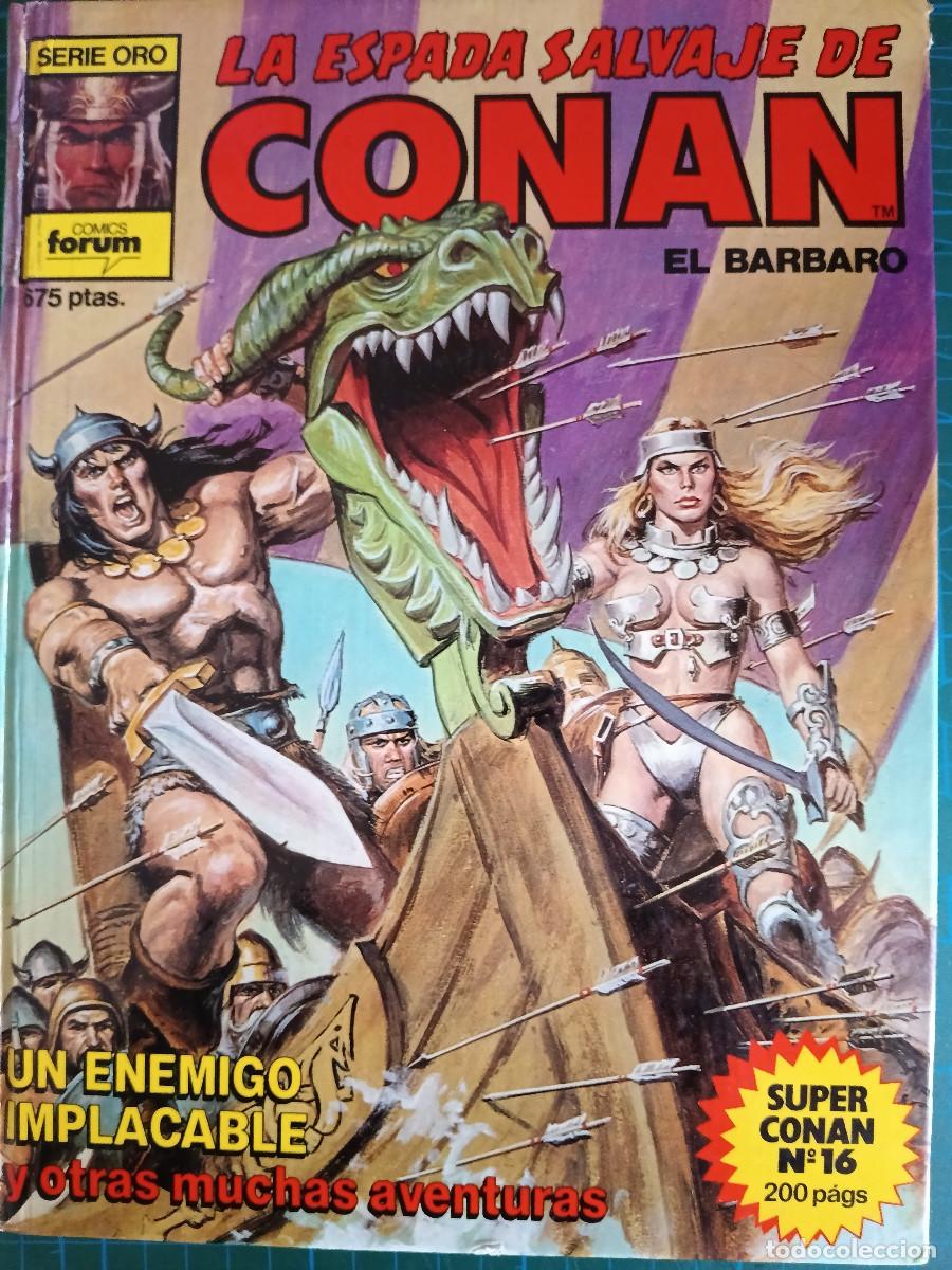 C&oacute;mics: La Espada Salvaje de Conan. Super Conan N&ordm; 16. 1&ordf; Edici&oacute;n.