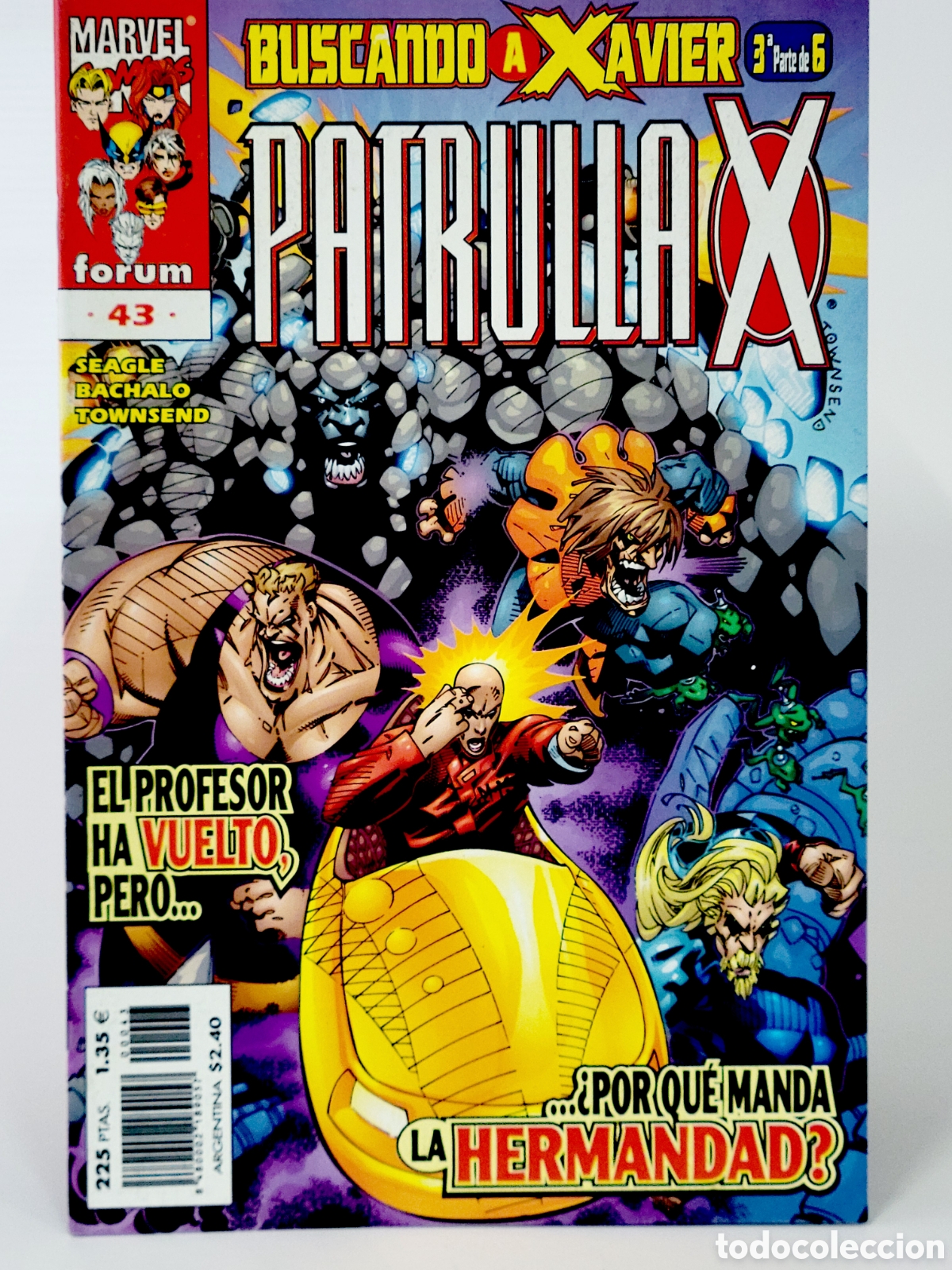 C&oacute;mics: C&Oacute;MIC PATRULLA -X 43 VOL.2 FORUM MARVEL GRAPA VOLUMEN EXCELENTE ESTADO