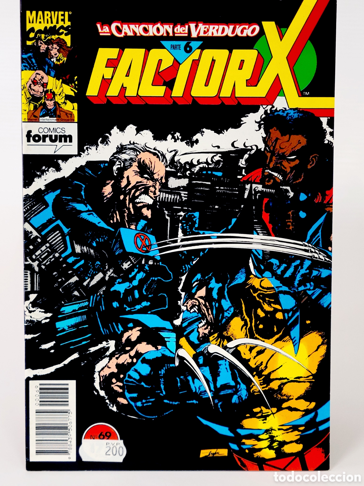 C&oacute;mics: C&Oacute;MIC FACTOR-X 69 LA CANCI&Oacute;N DEL VERDUGO VOL.1 FORUM MARVEL GRAPA VOLUMEN EXCELENTE ESTADO