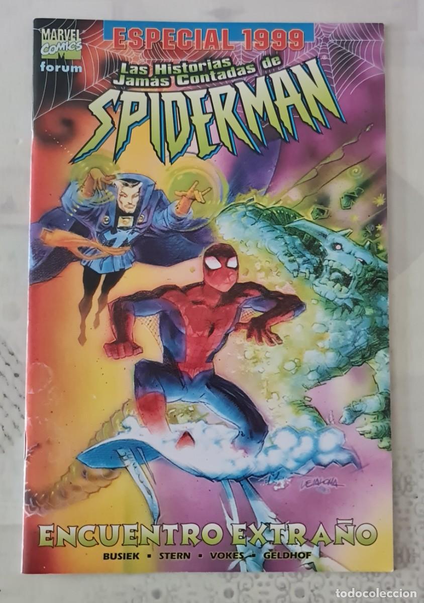 C&oacute;mics: LAS HISTORIAS JAMAS CONTADAS DE SPIDERMAN ESPECIAL 1999. ENCUENTRO EXTRA&Ntilde;O Comics Forum 1999