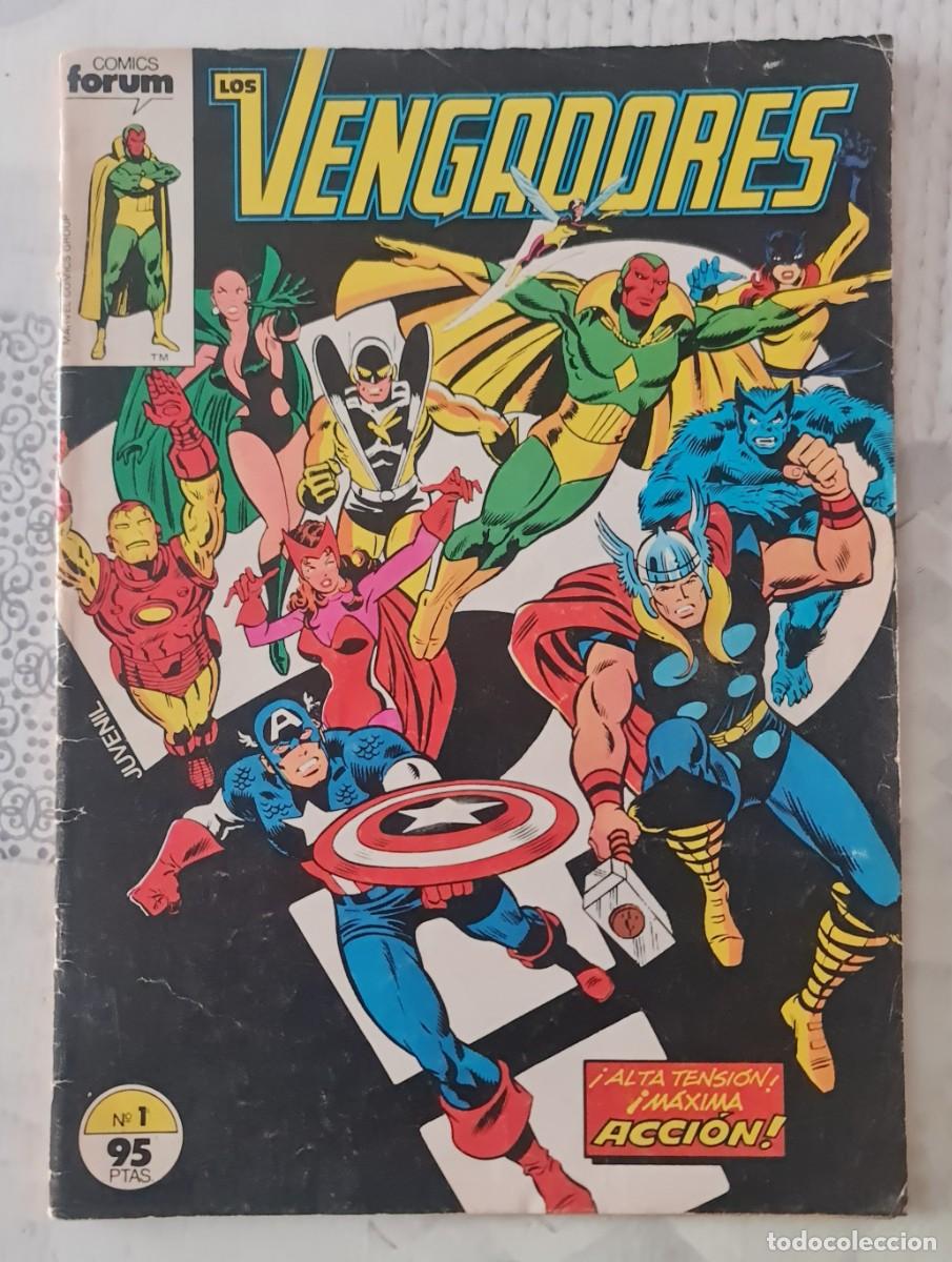 C&oacute;mics: LOS VENGADORES Vol 1 n&ordm; 1 de John Byrne. Procedente de Retapado. Comics Forum 1983