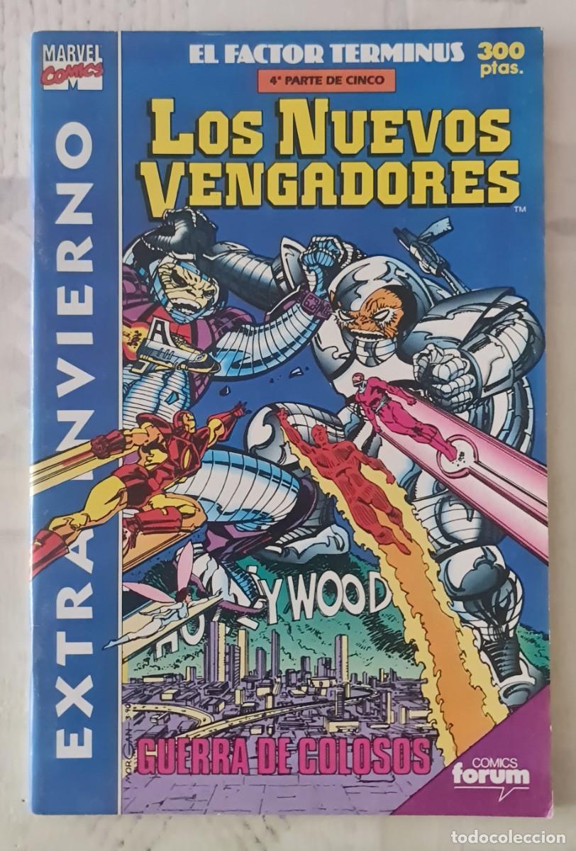 C&oacute;mics: LOS NUEVOS VENGADORES EXTRA INVIERNO 1991 EL FACTOR TERMINUS. Comics Forum 1991
