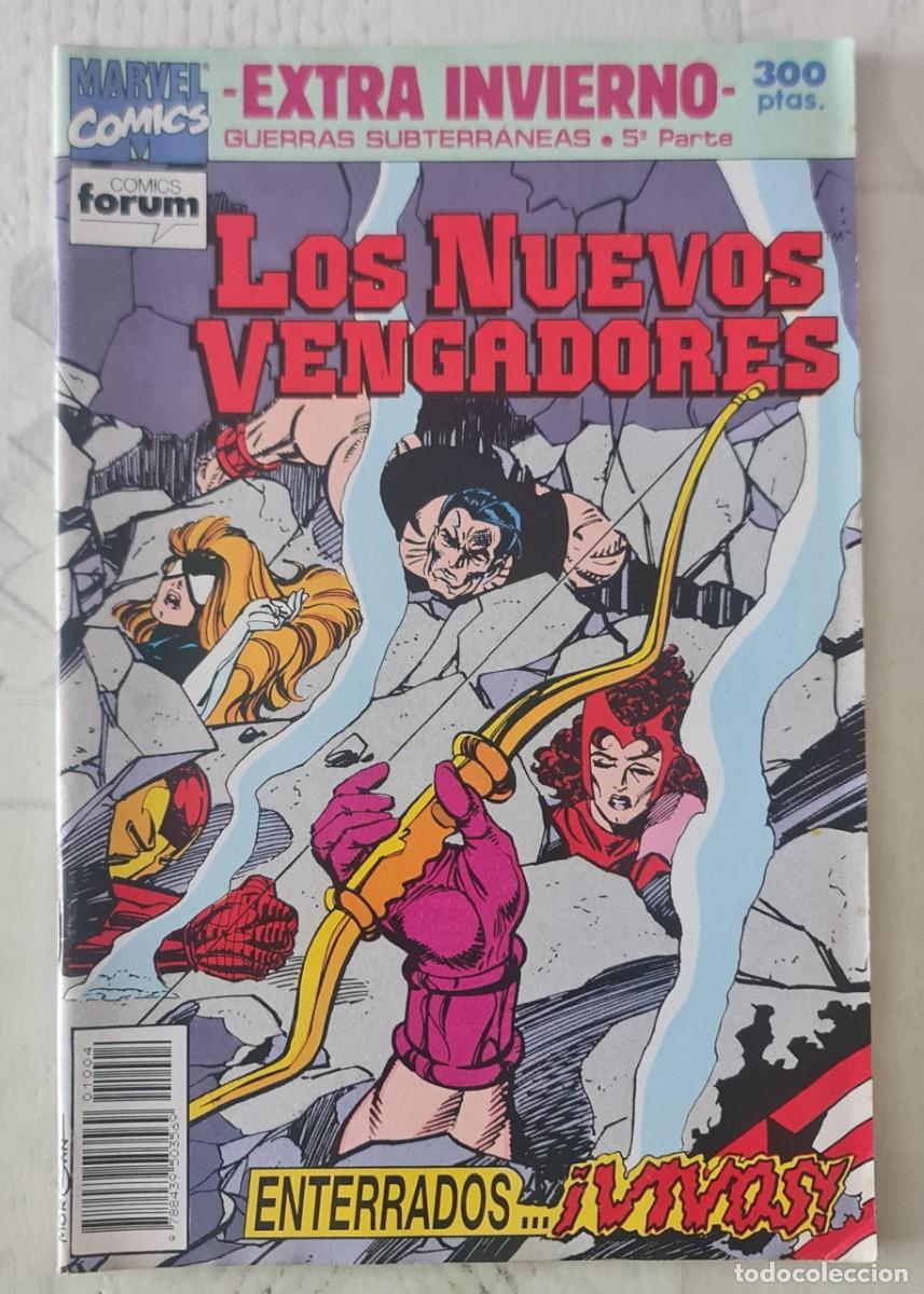 C&oacute;mics: LOS NUEVOS VENGADORES EXTRA INVIERNO 1992 GUERRAS SUBTERRANEAS. Comics Forum 1992.
