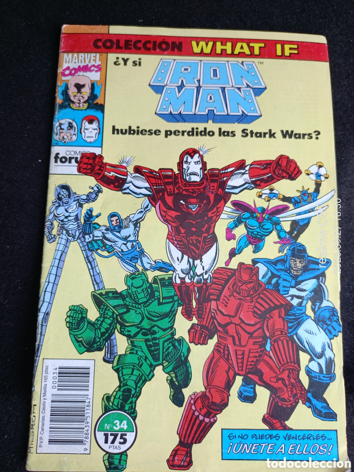 Comics : COLECCION WHAT IF- Y SI IRON MAN HUBIESE PERDIDO LAS STARK WARS? / MARVEL COMICS
