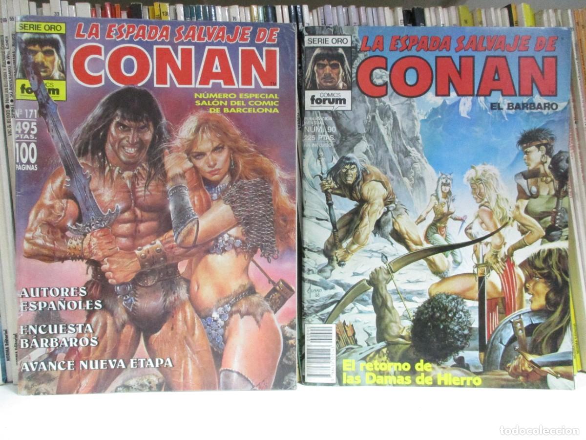 Fumetti: COLECCION LA ESPADA SALVAJE DE CONAN - DEL 90 AL 171 CORRELATIVOS + 2 EXTRAS + POSTER BOOK