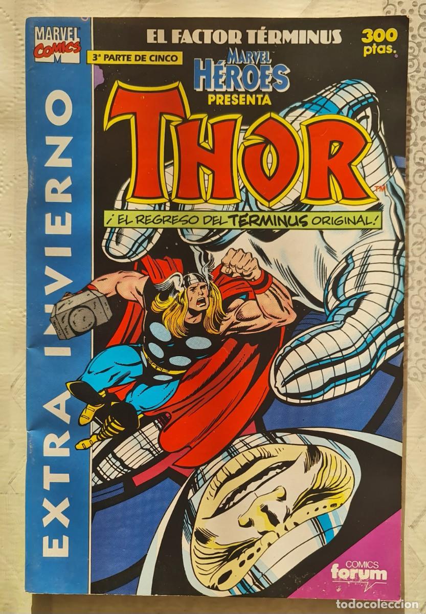 C&oacute;mics: MARVEL HEROES EXTRA INVIERNO 1991 THOR. Comics Forum 1991 - Foto 1