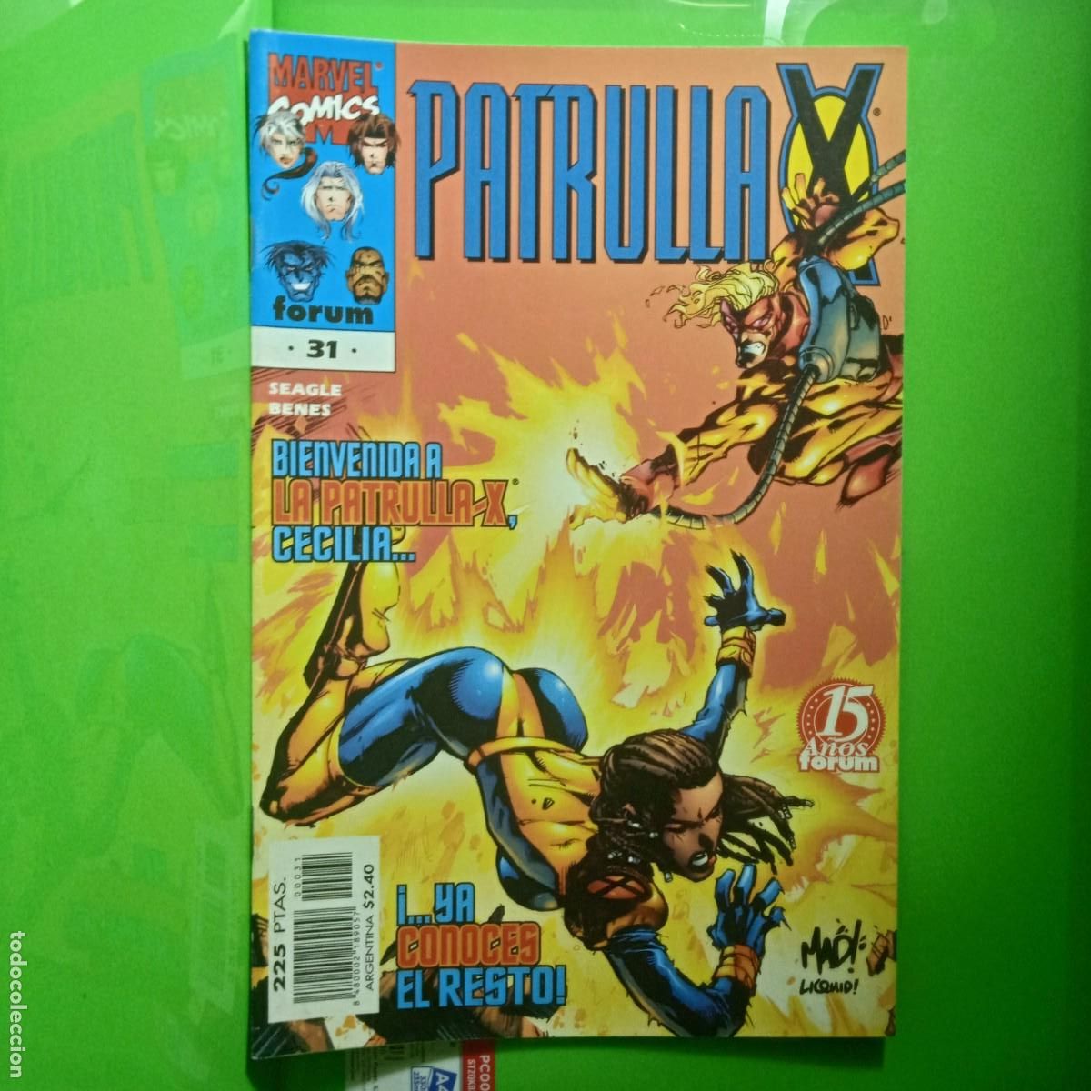 C&oacute;mics: COMIC MARVEL, FORUM X-MEN, VOL II PATRULLA X N&ordm;31 (GRAPA)