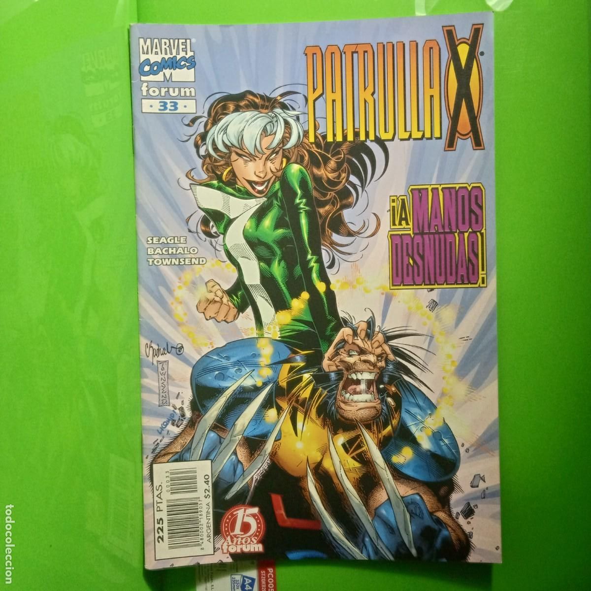 C&oacute;mics: COMIC MARVEL, FORUM X-MEN, VOL II PATRULLA X N&ordm;33 (GRAPA)