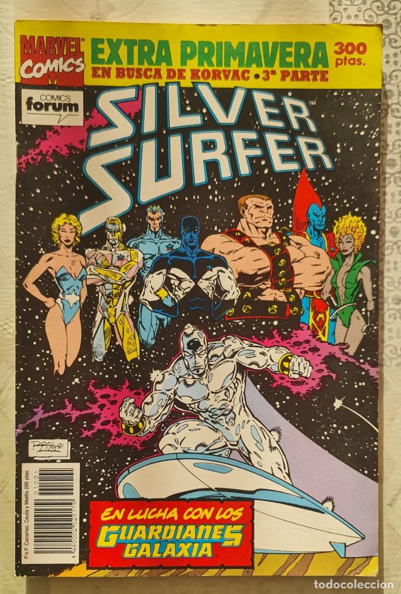 C&oacute;mics: SILVER SURFER EXTRA PRIMAVERA 1992 EN BUSCA DE KORVAC. Comics Forum 1992 - Foto 1