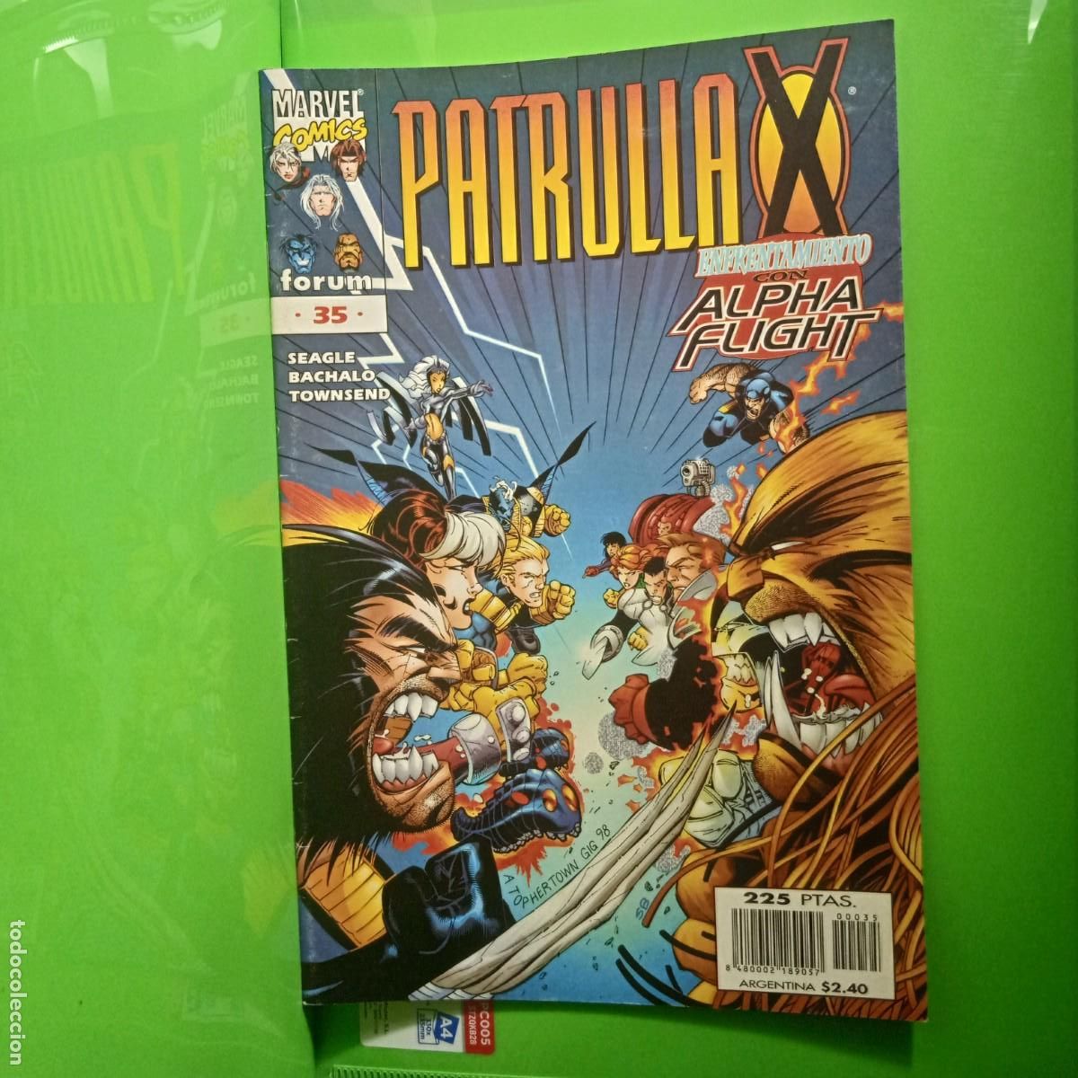 C&oacute;mics: COMIC MARVEL, FORUM X-MEN, VOL II PATRULLA X N&ordm;35 (GRAPA)