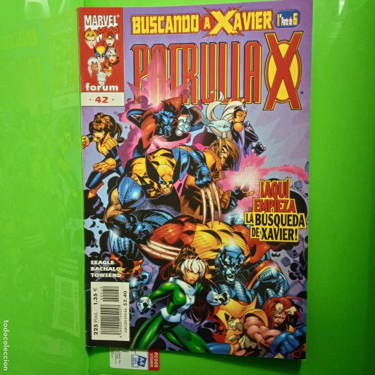 C&oacute;mics: COMIC MARVEL, FORUM X-MEN, VOL II PATRULLA X N&ordm;42 (GRAPA)