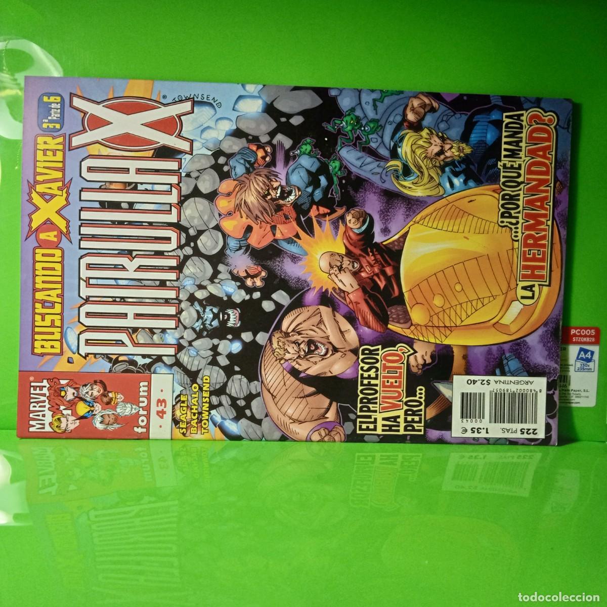 C&oacute;mics: COMIC MARVEL, FORUM X-MEN, VOL II PATRULLA X N&ordm;43 (GRAPA)