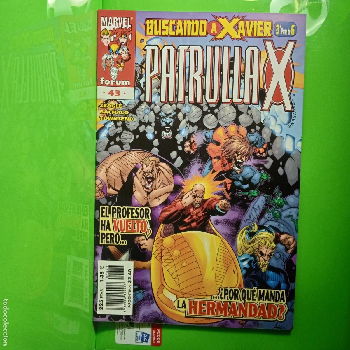 C&oacute;mics: COMIC MARVEL, FORUM X-MEN, VOL II PATRULLA X N&ordm;43 (GRAPA)