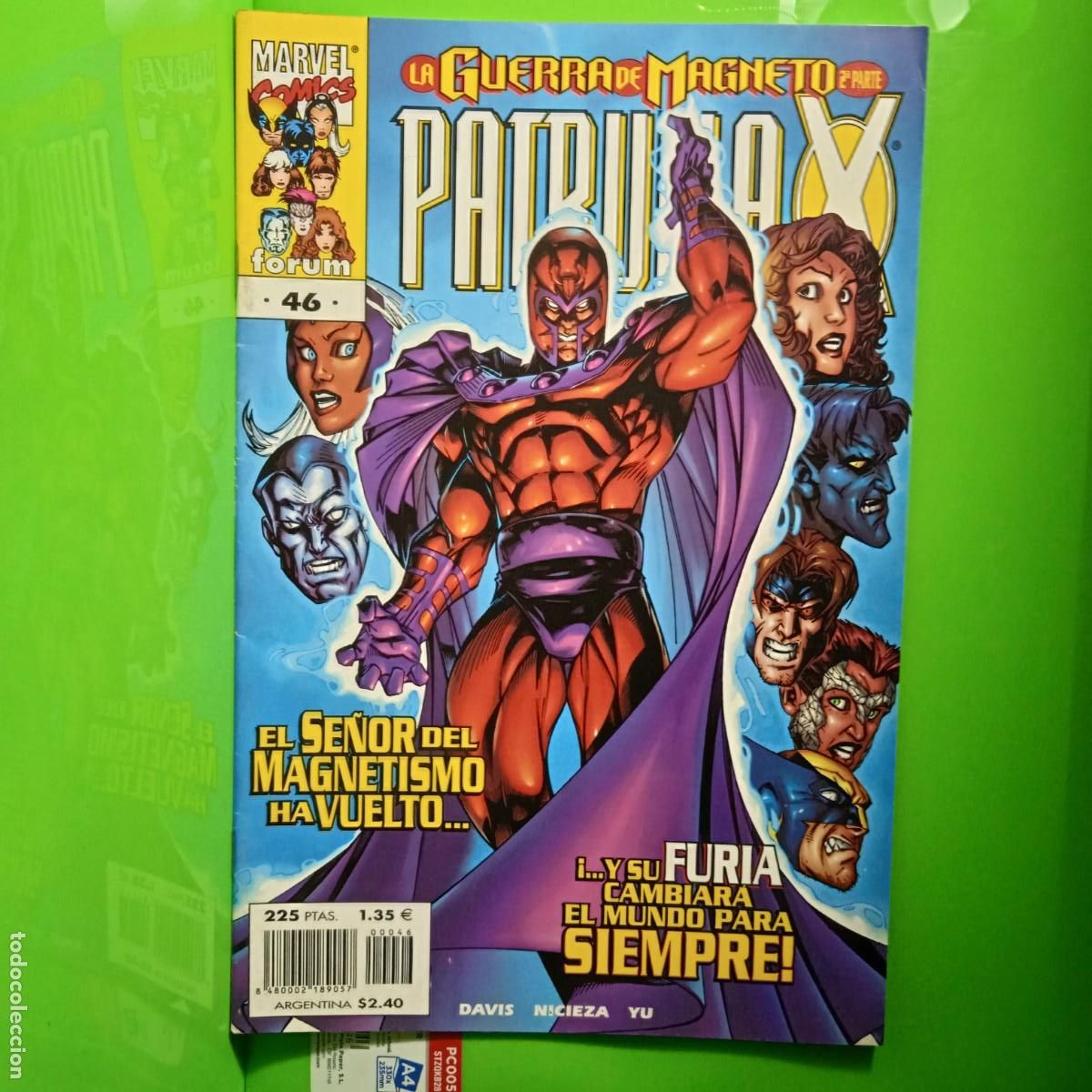 C&oacute;mics: COMIC MARVEL, FORUM X-MEN, VOL II PATRULLA X N&ordm;46 (GRAPA)
