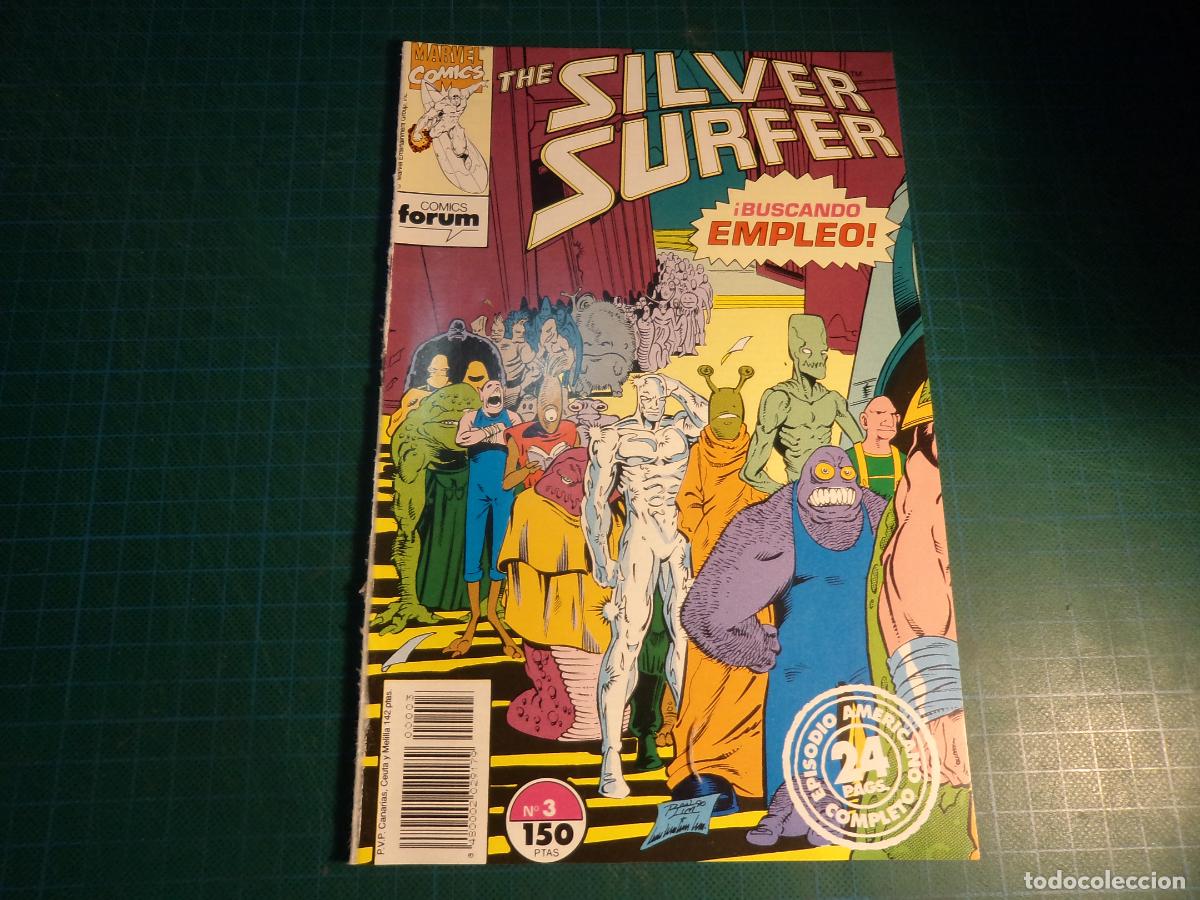 C&oacute;mics: The Silver Surfer. N&ordm; 3. Forum. Procede de retapado. (Ref. 21-B). - Foto 1