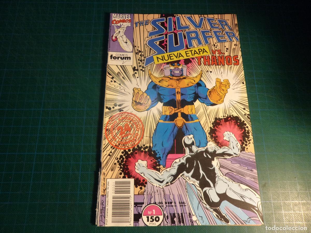 C&oacute;mics: The Silver Surfer. N&ordm; 1. Forum. Procede de retapado. (Ref. 21-B).