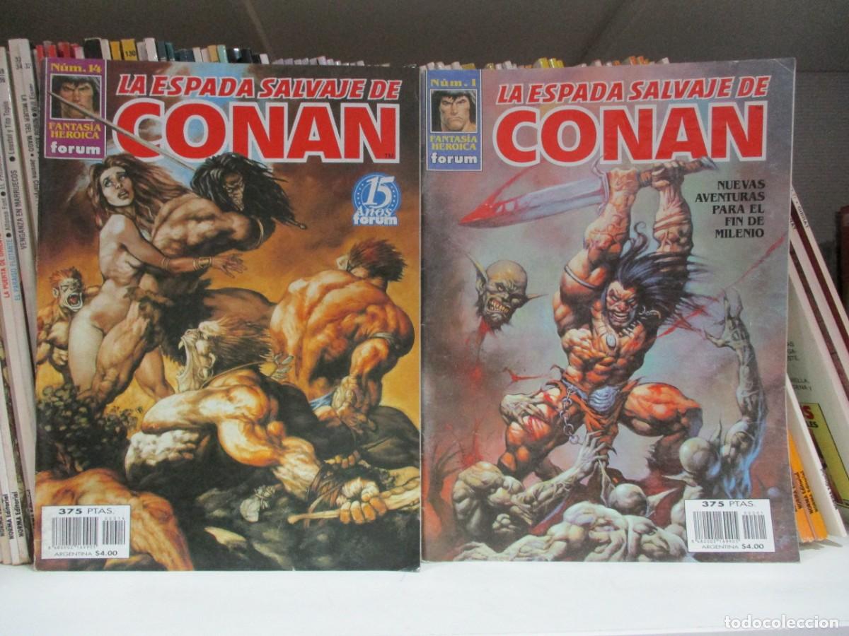 Comics: COLECCION COMPLETA LA ESPADA SALVAJE DE CONAN 14 N&ordm; + ESPECIAL - MUY BUEN ESTADO - VOLUMEN III