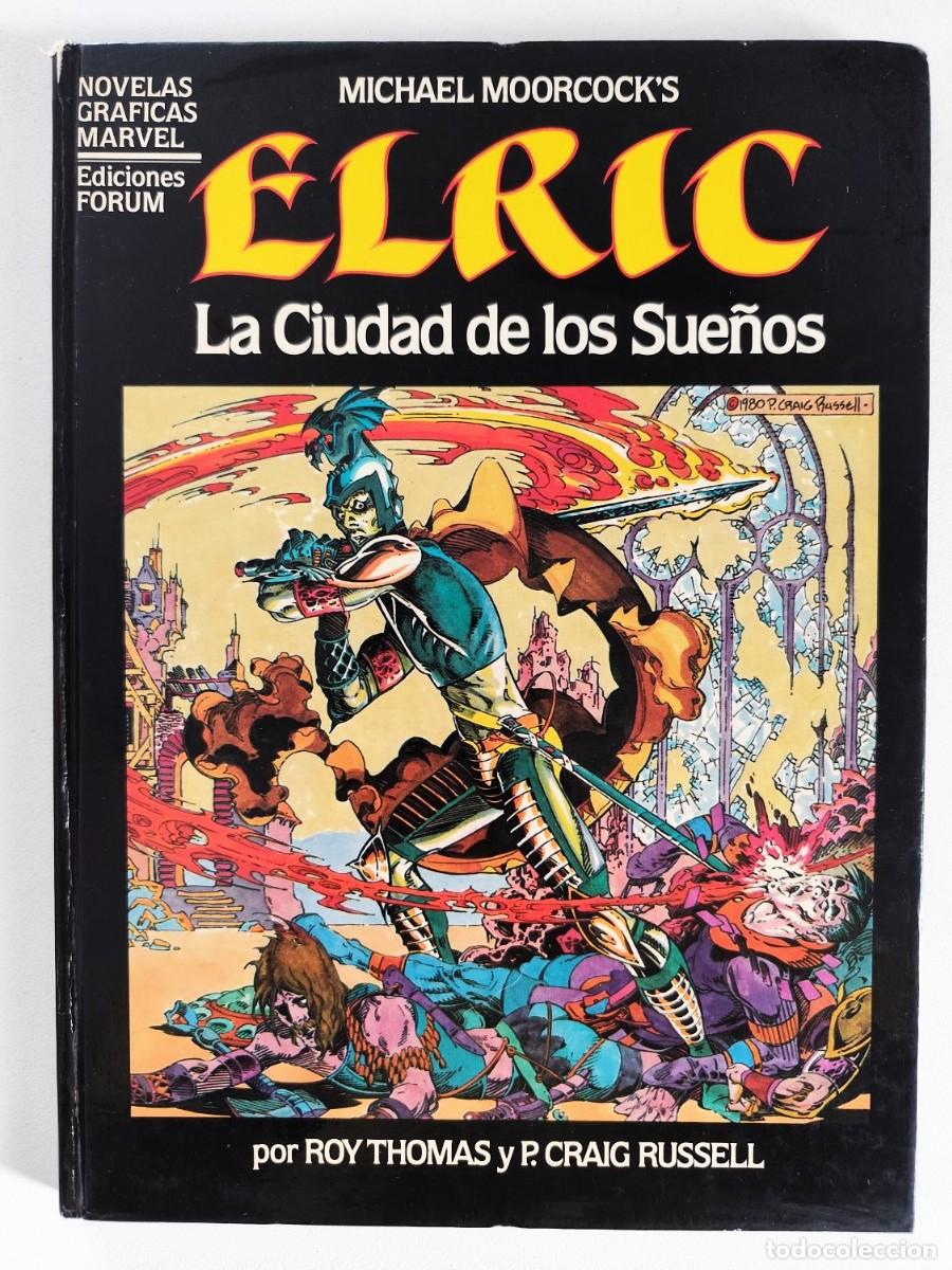 C&oacute;mics: NOVELAS GR&Aacute;FICAS MARVEL #3 - ELRIC, LA CIUDAD DE LOS SUE&Ntilde;OS (P. Craig Russell) ~ FORUM (1984)