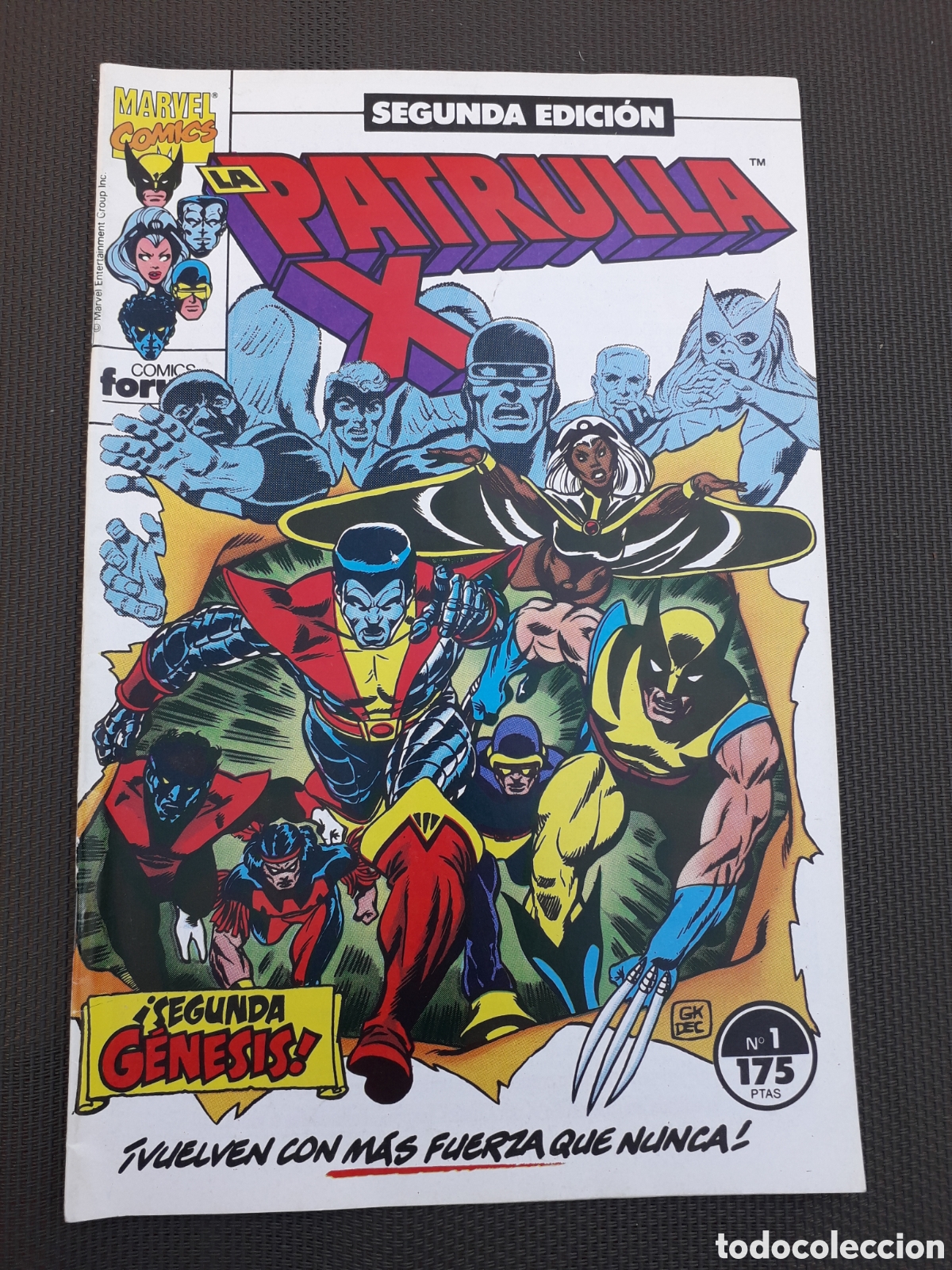 C&oacute;mics: PATRULLA X N&Uacute;MERO 1. SEGUNDA EDICI&Oacute;N. CONTIENE EL P&Oacute;STER. EXCELENTE ESTADO