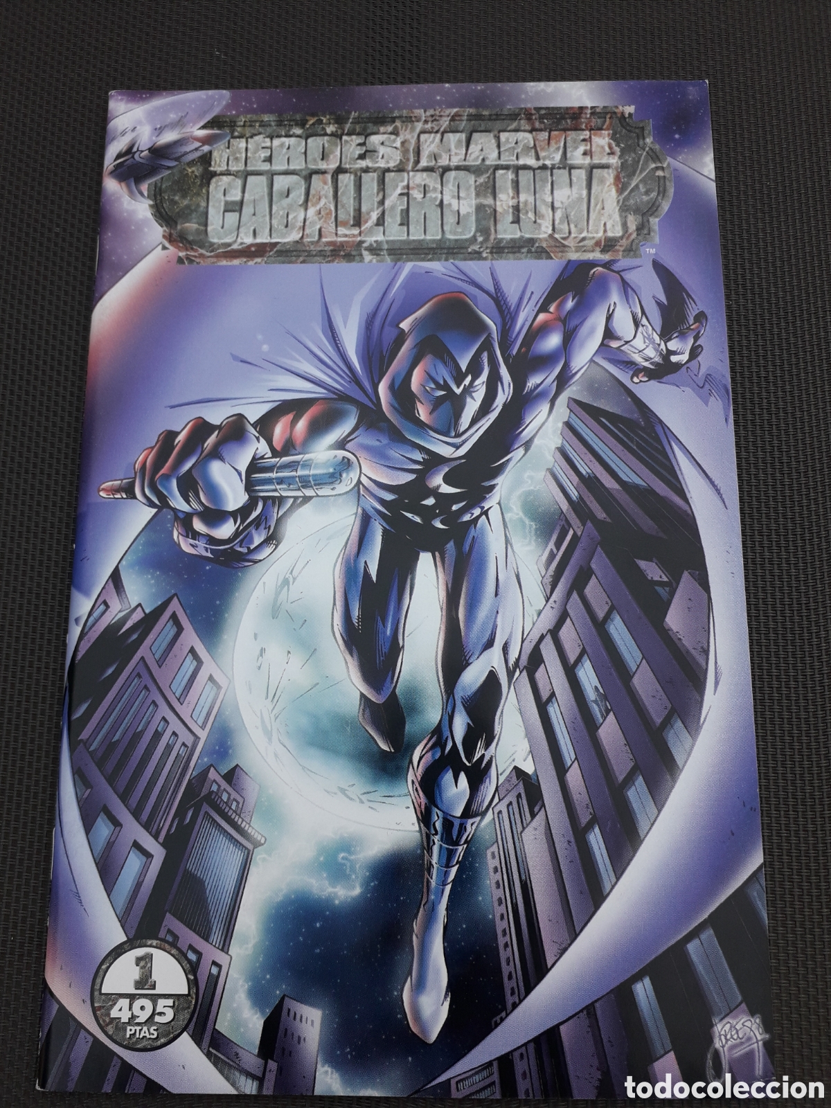 C&oacute;mics: H&Eacute;ROES MARVEL. CABALLERO LUNA. EXCELENTE ESTADO - Foto 1