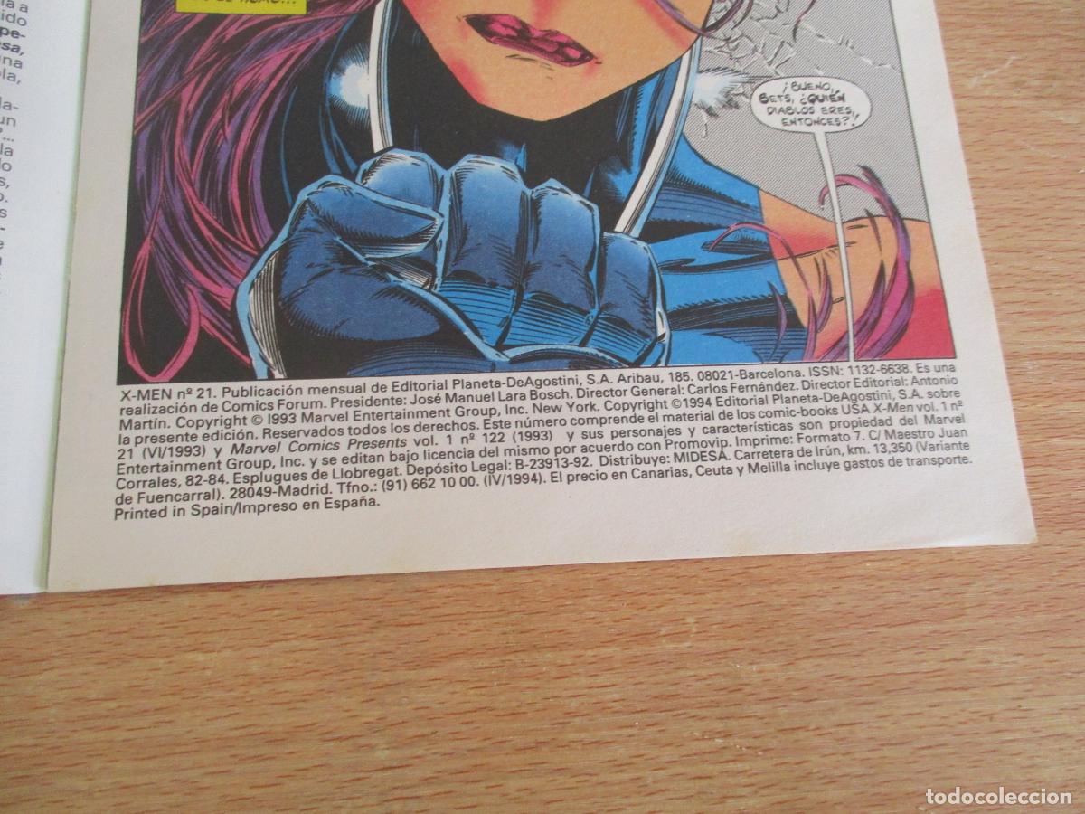 C&oacute;mics: MARVEL, X-MEN N&ordm;. 21- FORUM-1994- PLANETA - Foto 2