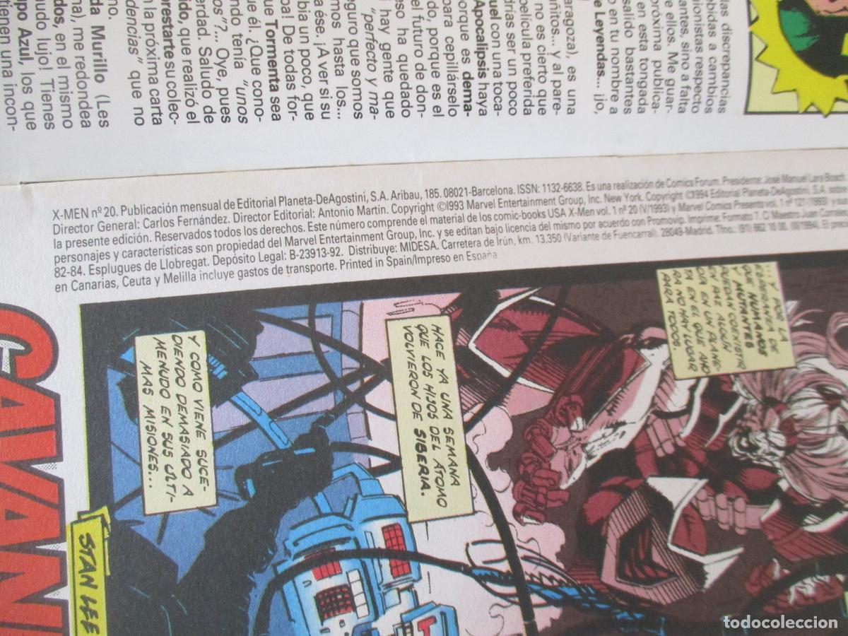 C&oacute;mics: MARVEL, X-MEN N&ordm;. 20- FORUM-1994- PLANETA - Foto 2