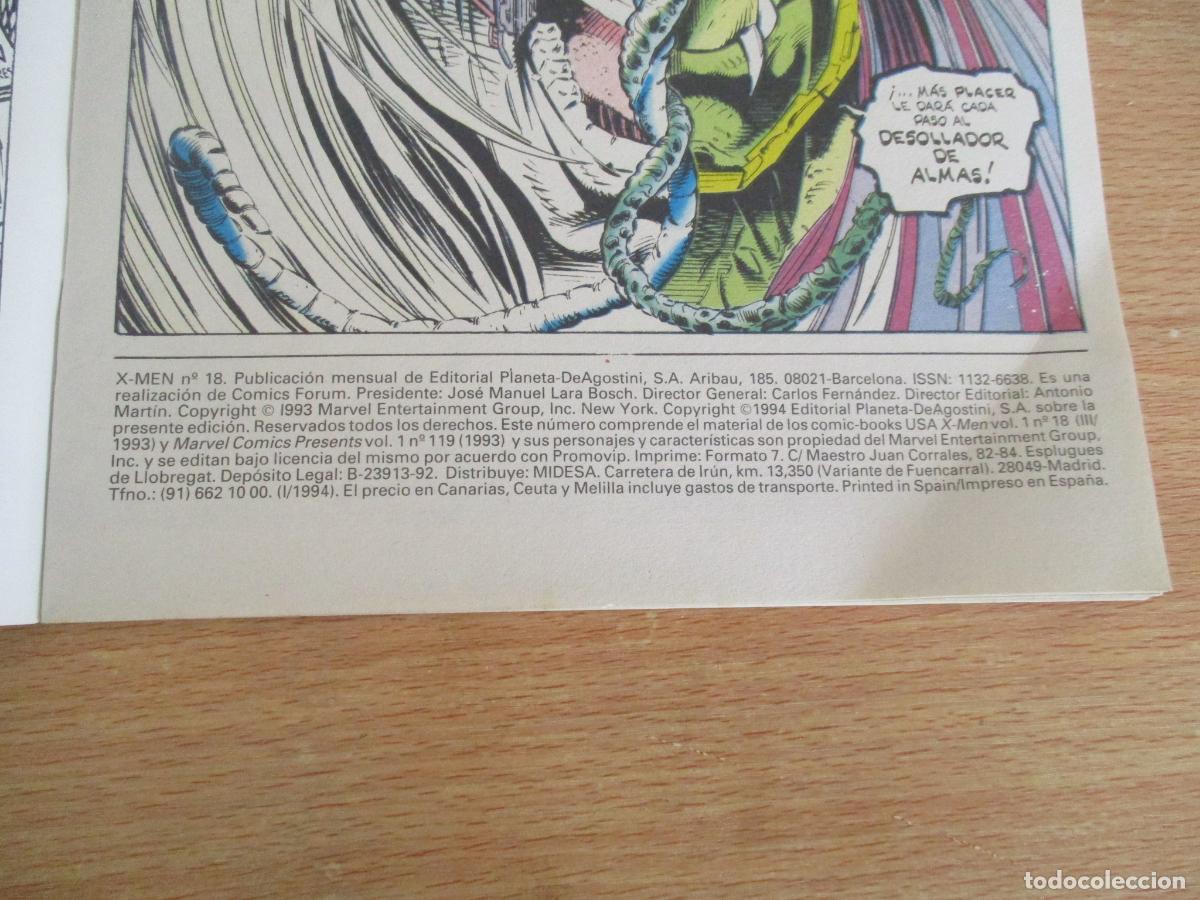 C&oacute;mics: MARVEL, X-MEN N&ordm;. 18- FORUM-1994- PLANETA - Foto 2