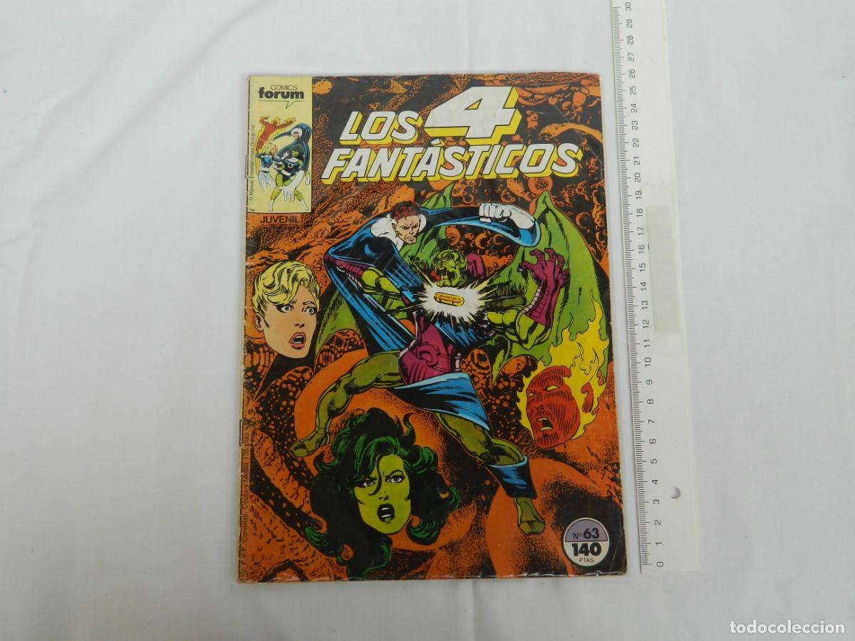 C&oacute;mics: LOS 4 FANTASTICOS N&ordm; 63- FORUM - MARVEL 1988 - Foto 1