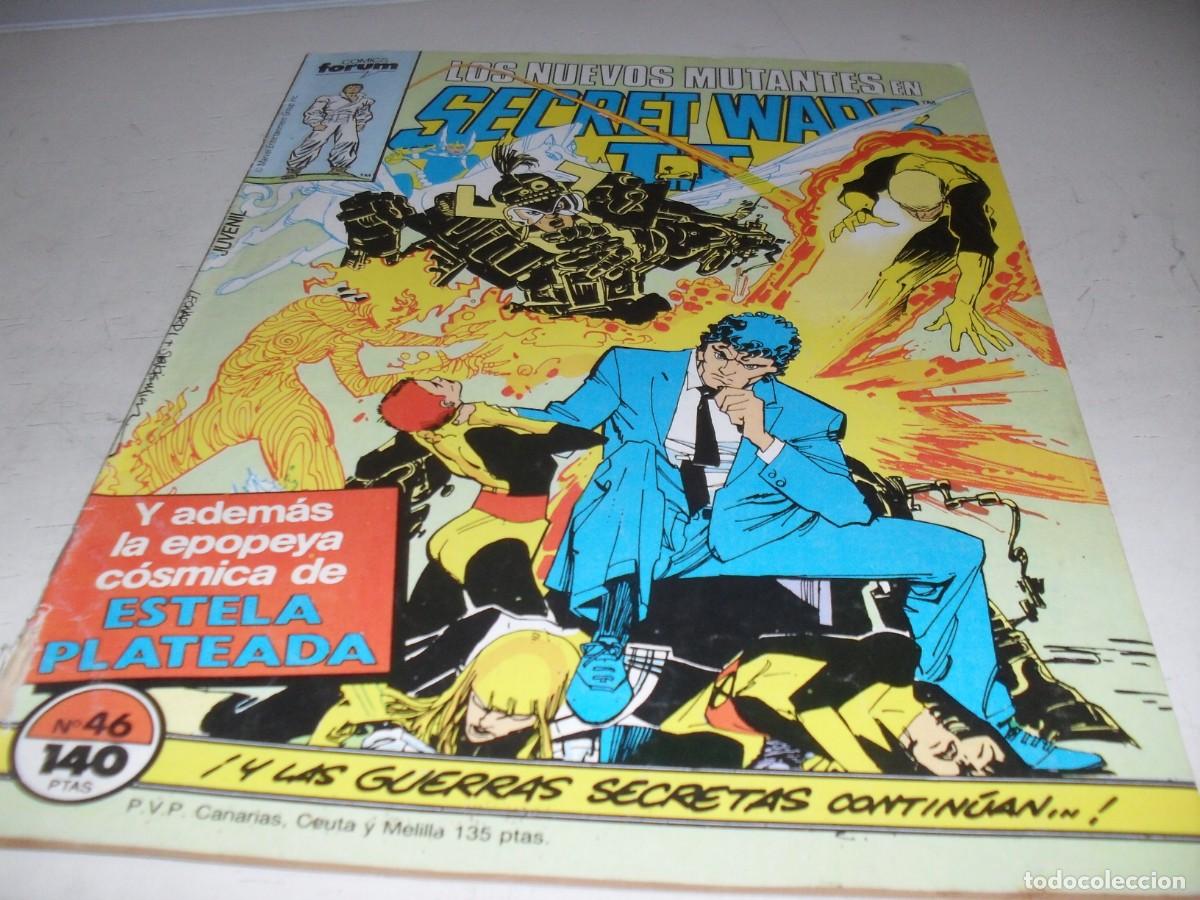 Comics: SECRET WARS N&ordm; 46,LOS NUEVOS MUTANTES:SI DEBO MORIR.CON ESTELA PLATEADA,DE 50.FORUM,1984