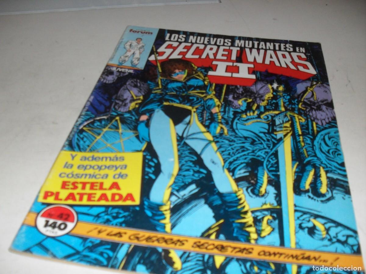 Comics: SECRET WARS N&ordm; 42,LOS NUEVOS MUTANTES:VIAJE A LA SALVACION,CON ESTELA PLATEADA,DE 50.FORUM,1984