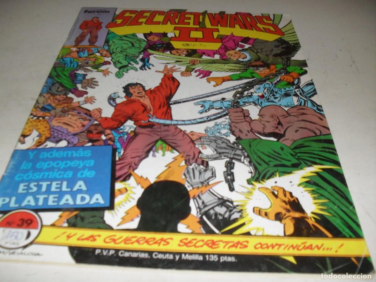 Comics: SECRET WARS N&ordm; 39,Y LAS GUERRAS SECRETAS CONTINUAN&iexcl;&iexcl;,CON ESTELA PLATEADA,DE 50.FORIM,1984