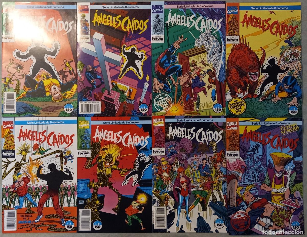 Comics: &Aacute;NGELES CA&Iacute;DOS #1-8, MARY JO DUFFY + KERRY GAMMILL + MARIE SEVERIN (F&oacute;rum) SERIE COMPLETA