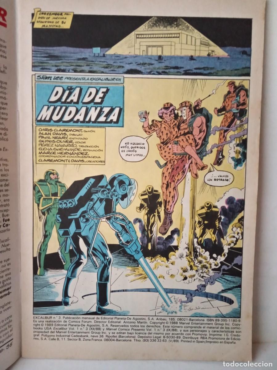 C&oacute;mics: EXCALIBUR N&ordm; 3 FORUM-A&Ntilde;O 1989 - Foto 2