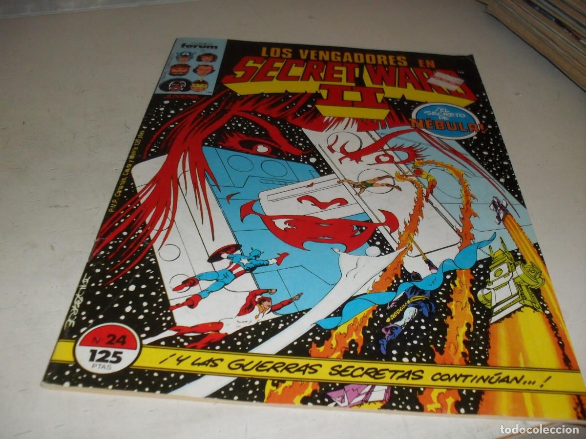 Fumetti: SECRET WARS N&ordm; 24,LOS VENGADORES:ASALTO AL SANTUARIO II,CON ESTELA PLATEADA,DE 50.FORUM,1984