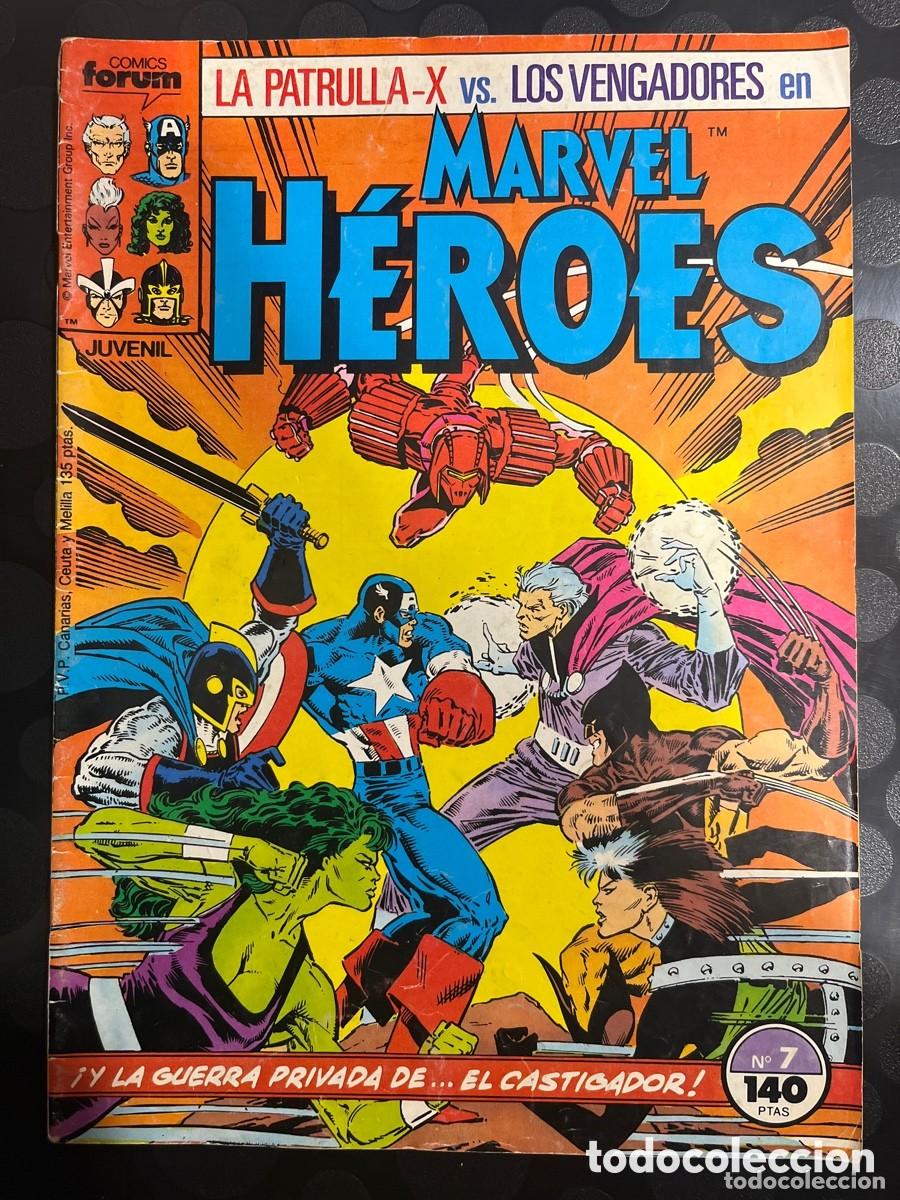 Fumetti: Marvel heroes 7 a 10 Forum. LA PATRULLA X VS. LOS VENGADORES. COMPLETA.