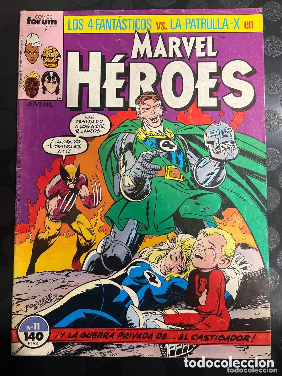 Comics: Marvel heroes 11 a 14 Forum. LA PATRULLA X VS. LOS 4 FANTASTICOS. COMPLETA.