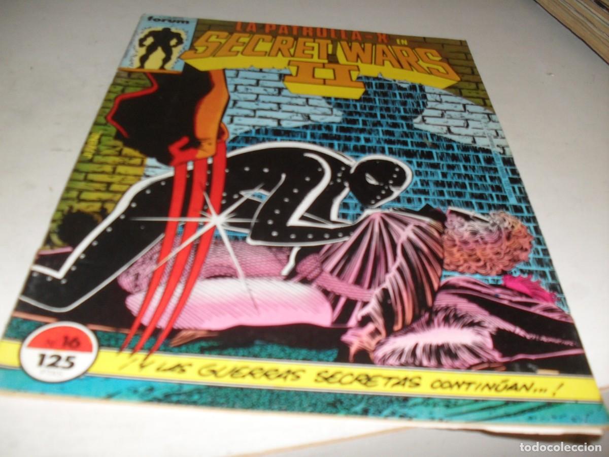 C&oacute;mics: SECRET WARS N&ordm; 16,LA PATRULLA X:QUE SUCEDE&iexcl;&iexcl;,CON ESTELA PLATEADA,DE 50.FORUM,1984